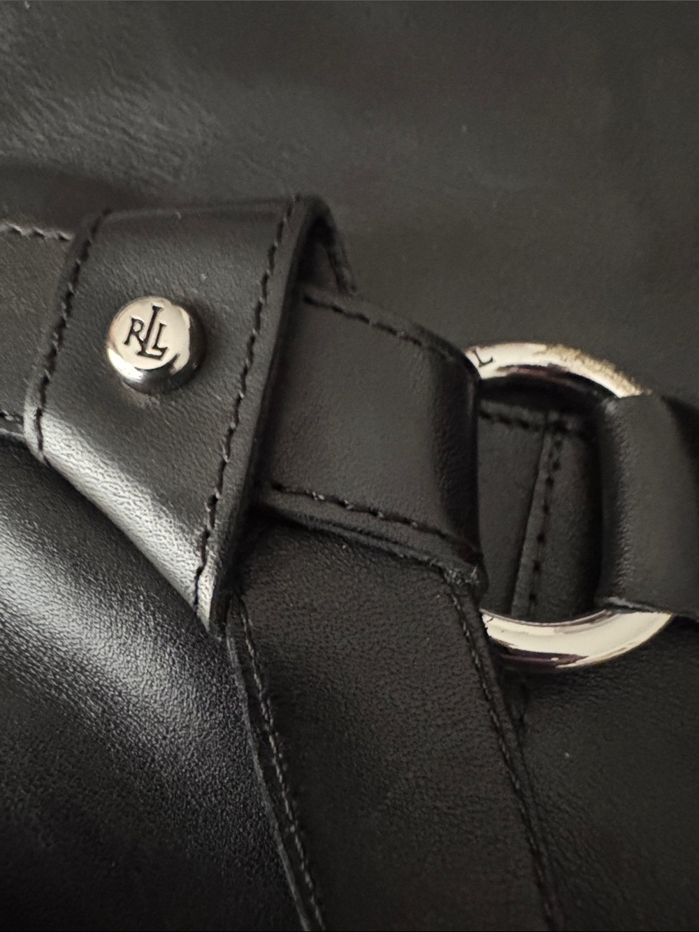 LAUREN RALPH LAUREN Leather Saddle Boots - Picture 2 of 11